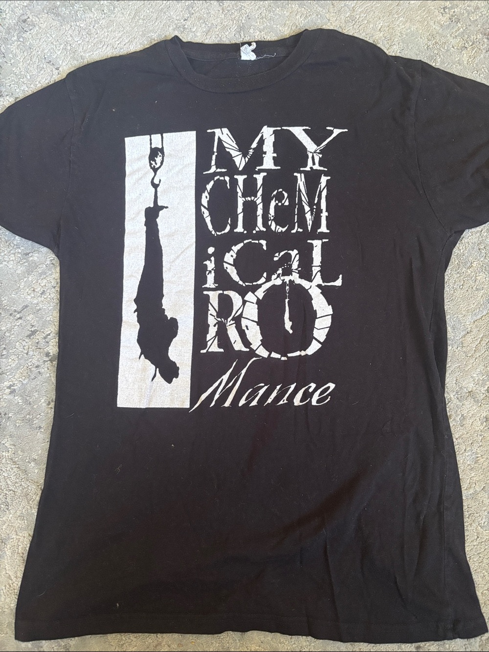 My Chemical Romance Black Graphic Tee from hot topic early 2000s